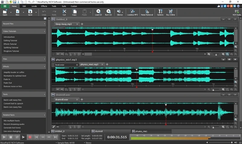 audio editing