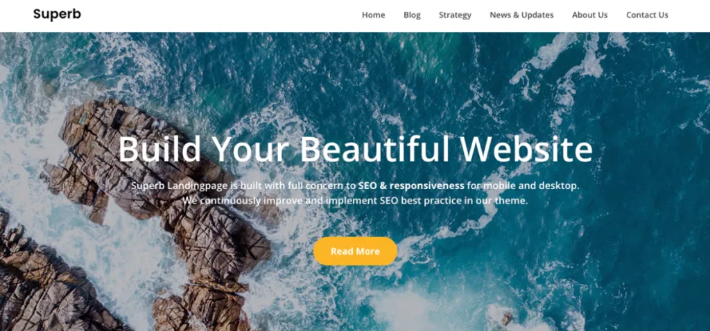 WordPress Landing Page